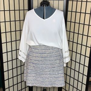 Loft Marble Pattern Skirt